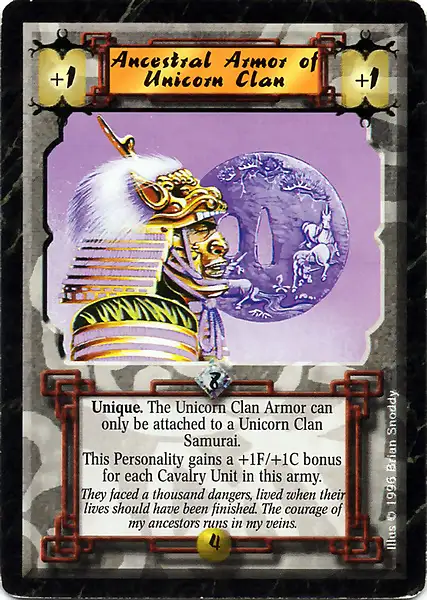 Ancestral Armor of Unicorn Clan