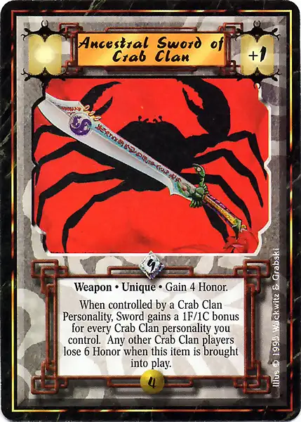 Ancestral Sword of Crab Clan