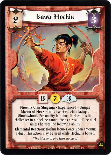 Isawa Hochiu • Experienced