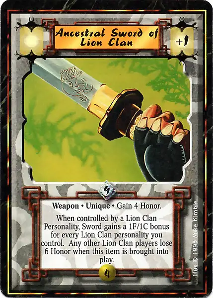 Ancestral Sword of Lion Clan