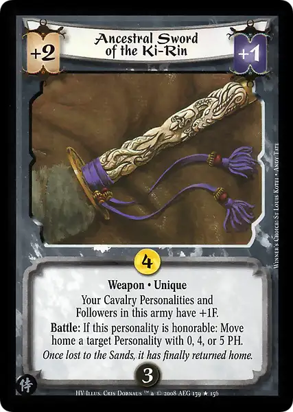 Ancestral Sword of the Ki-Rin