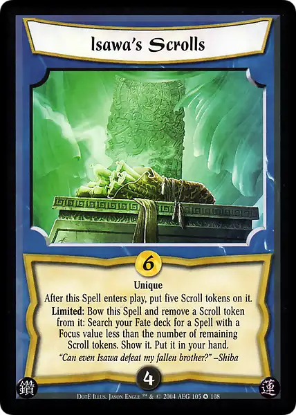 Isawa's Scrolls