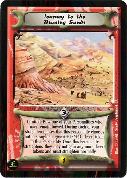 Journey to the Burning Sands