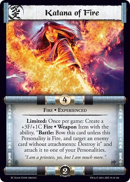 Katana of Fire