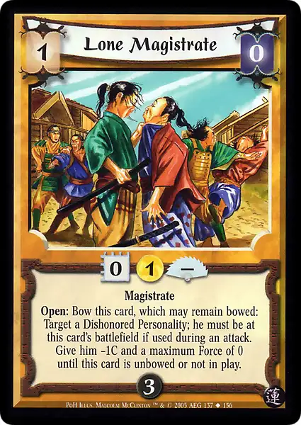 Lone Magistrate