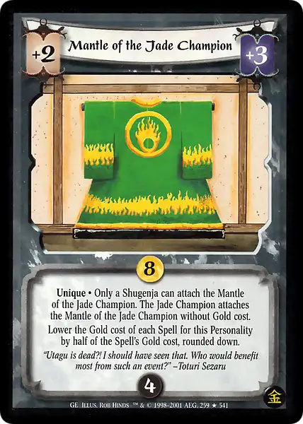 Mantle of the Jade Champion