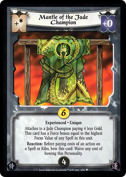 Mantle of the Jade Champion