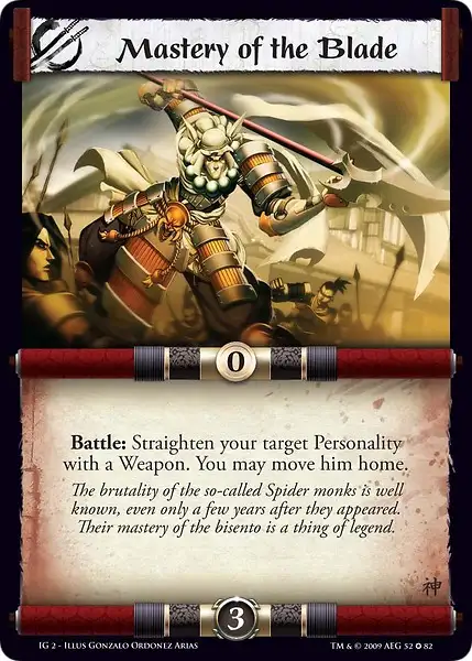 Mastery of the Blade