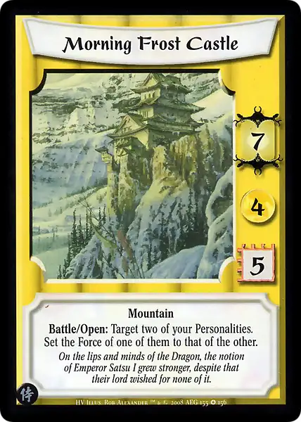 Morning Frost Castle
