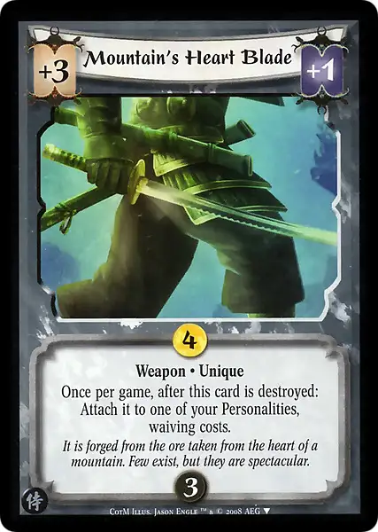 Mountain's Heart Blade