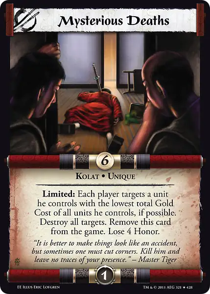 Mysterious Deaths