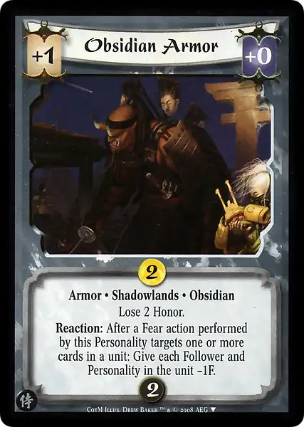 Obsidian Armor