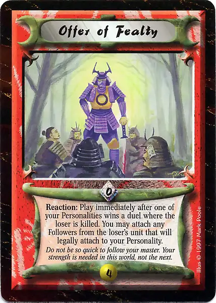 Offer of Fealty