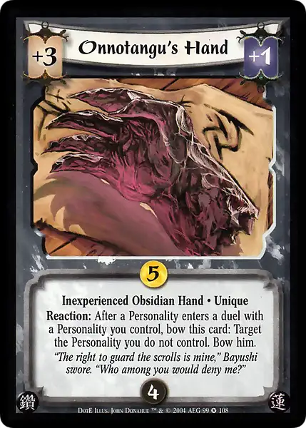 Onnotangu's Hand