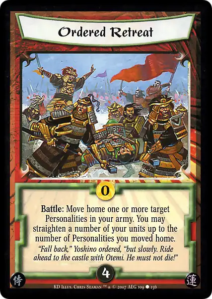 Ordered Retreat