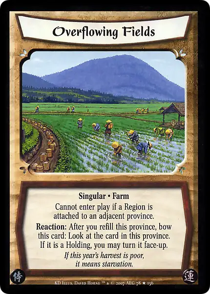 Overflowing Fields