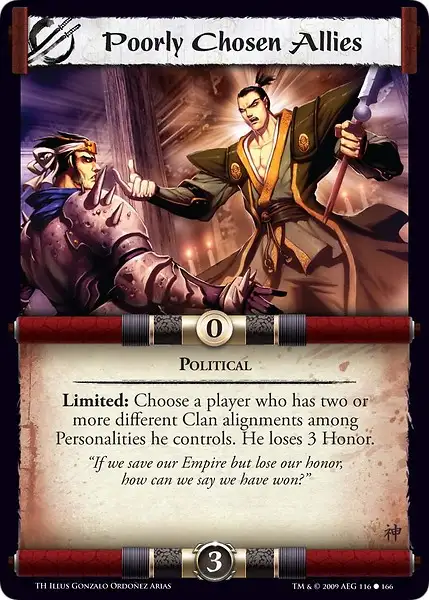 Poorly Chosen Allies