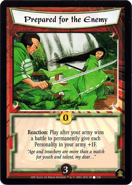 Prepared for the Enemy