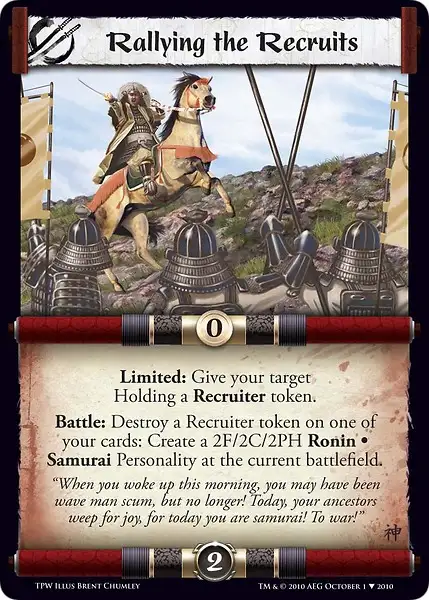 Rallying the Recruits