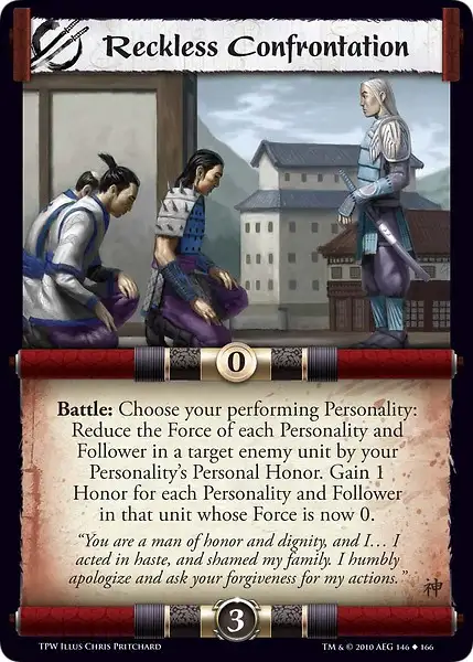 Reckless Confrontation