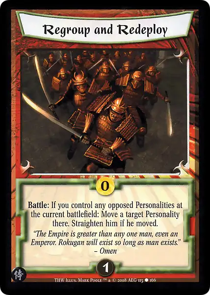 Regroup and Redeploy