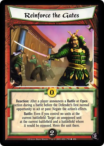 Reinforce the Gates