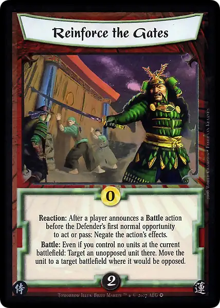 Reinforce the Gates