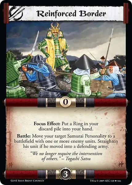 Reinforced Border
