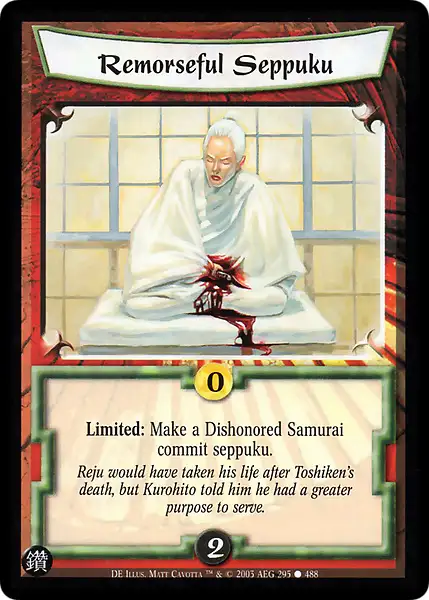 Remorseful Seppuku