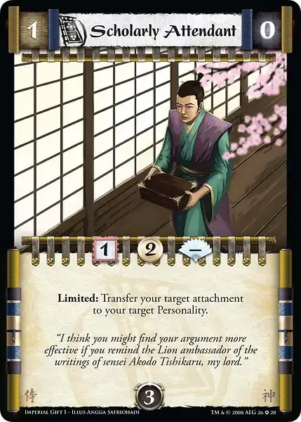 Scholarly Attendant