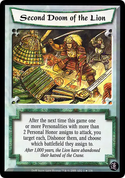 Second Doom of the Lion