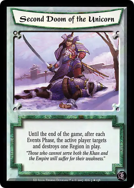Second Doom of the Unicorn