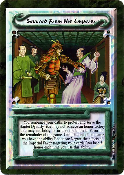 Severed from the Emperor
