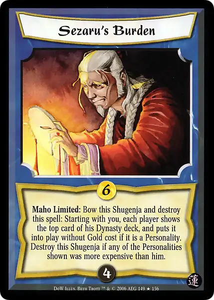 Sezaru's Burden