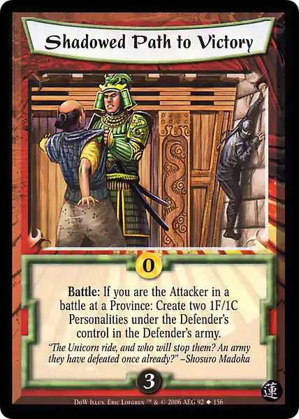 Shadowed Path to Victory