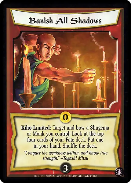 Banish All Shadows