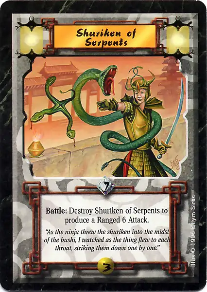Shuriken of Serpents
