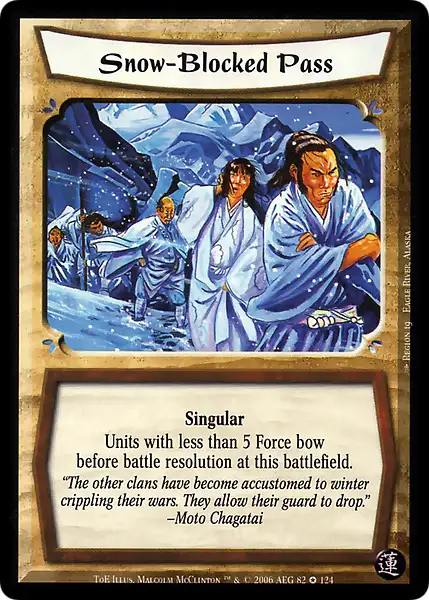 Snow-Blocked Pass