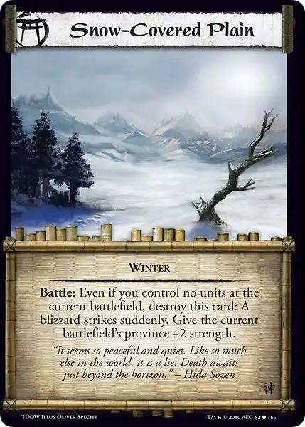 Snow-Covered Plain