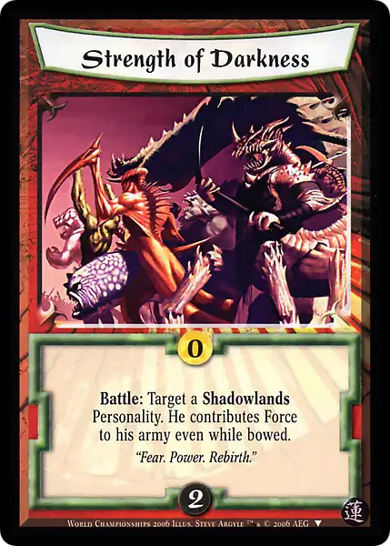 Strength of Darkness