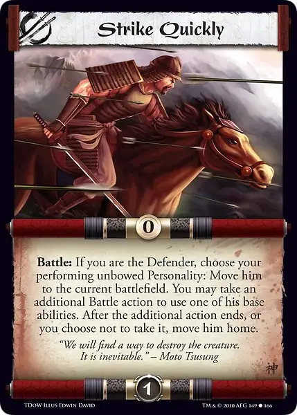 Strike Quickly