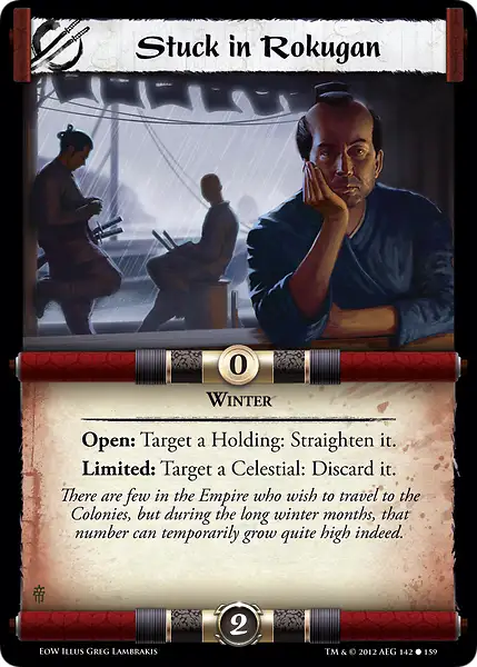Stuck in Rokugan