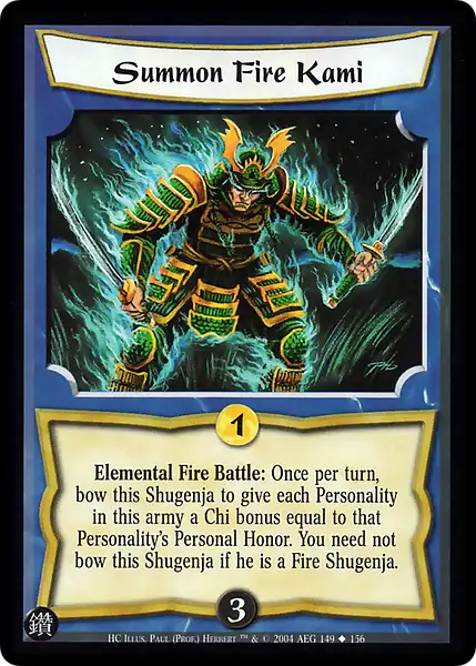 Summon Fire Kami