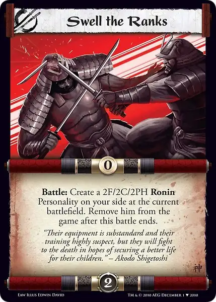 Swell the Ranks