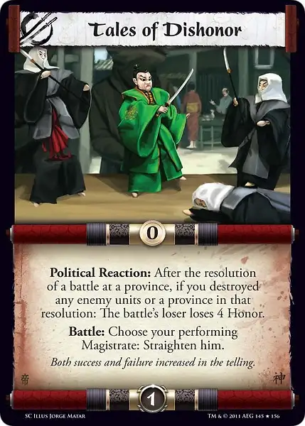 Tales of Dishonor