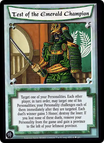 Test of the Emerald Champion