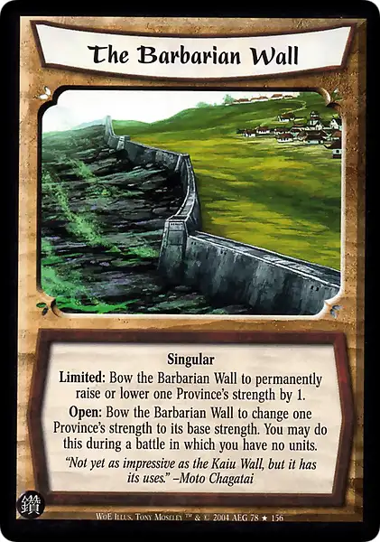 The Barbarian Wall