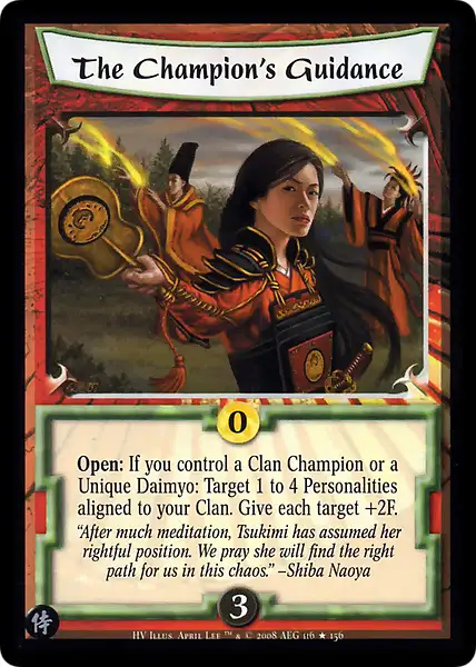 The Champion's Guidance