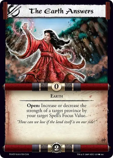 The Earth Answers
