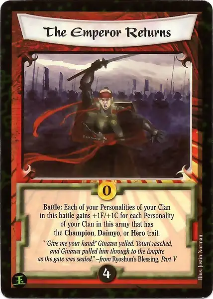 The Emperor Returns